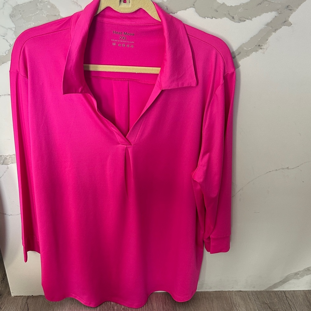 Vibrant Pink Women's Blouse by
